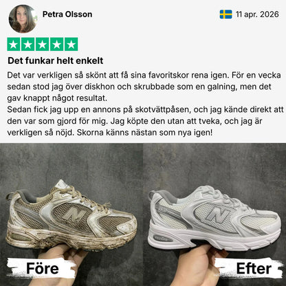 Skotvättpåse för Tvättmaskin – Tvättpåse med Dragkedja för Skor