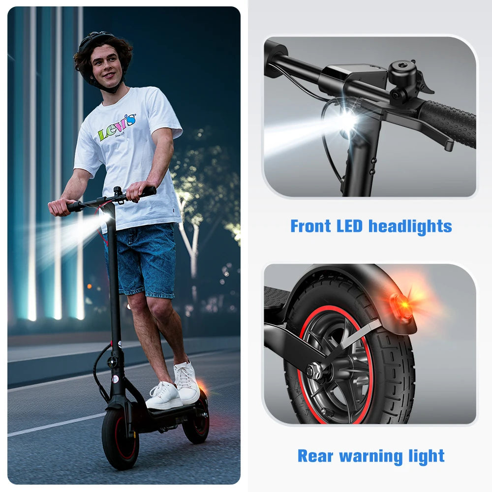 Elscooter W6 – Kraftfull & Hopfällbar 35 km/h med 25-30 km räckvidd
