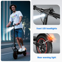 Elscooter W6 – Kraftfull & Hopfällbar 35 km/h med 25-30 km räckvidd