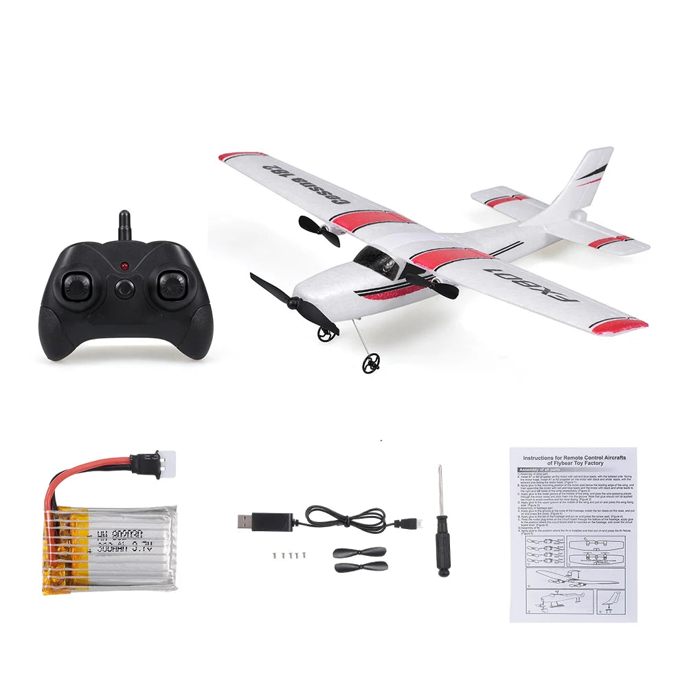Radiostyrt flygplan – Cessna 182 RC-plan - Perfekt för Nybörjare