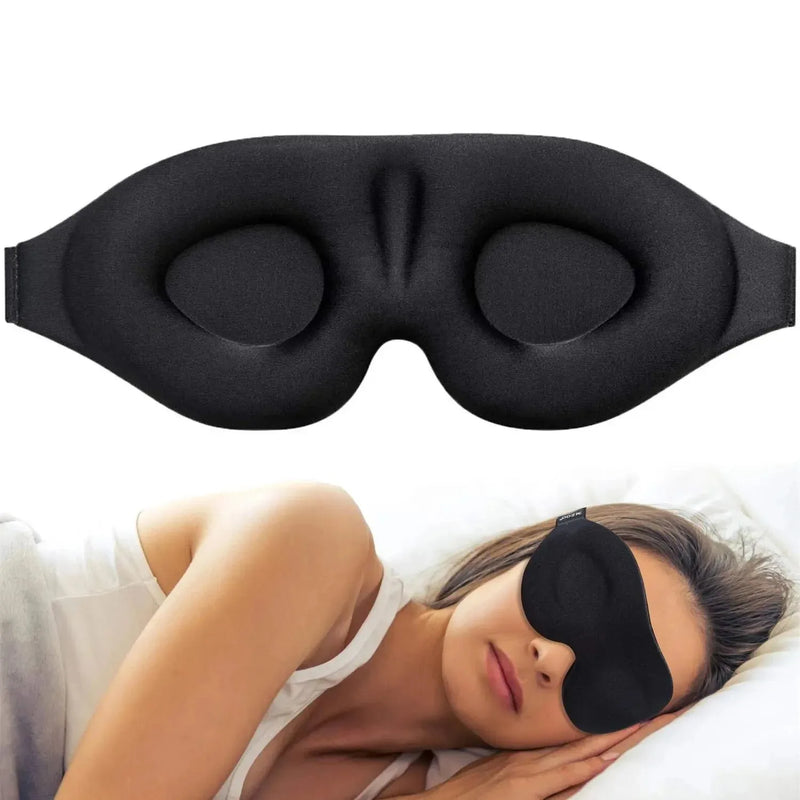 3D Sovmask Konturformad & Trycklös – Blockerar Ljus Helt