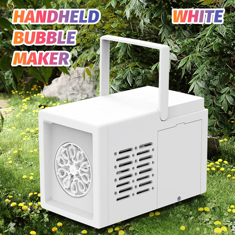 Elektrisk Bubbelmaskin 10 Hål – Automatisk För Kalas & Utomhuslek